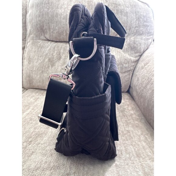 Vera Bradley Make a Change Baby Diaper Bag Black Unisex - Picture 8 of 10